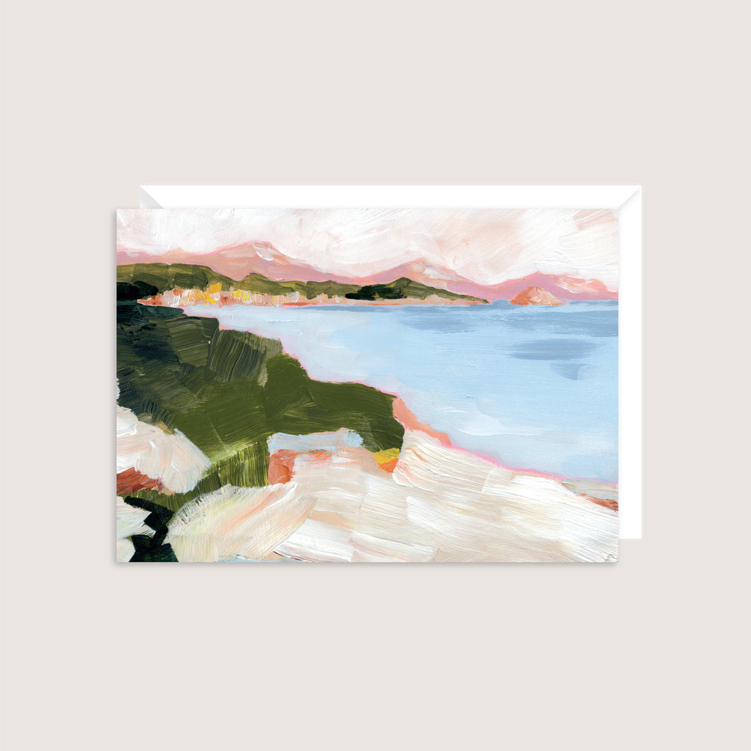 Coastal Bay - Note Card